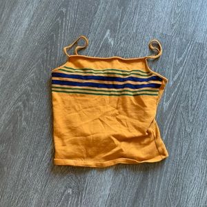 Tight fitting crop top